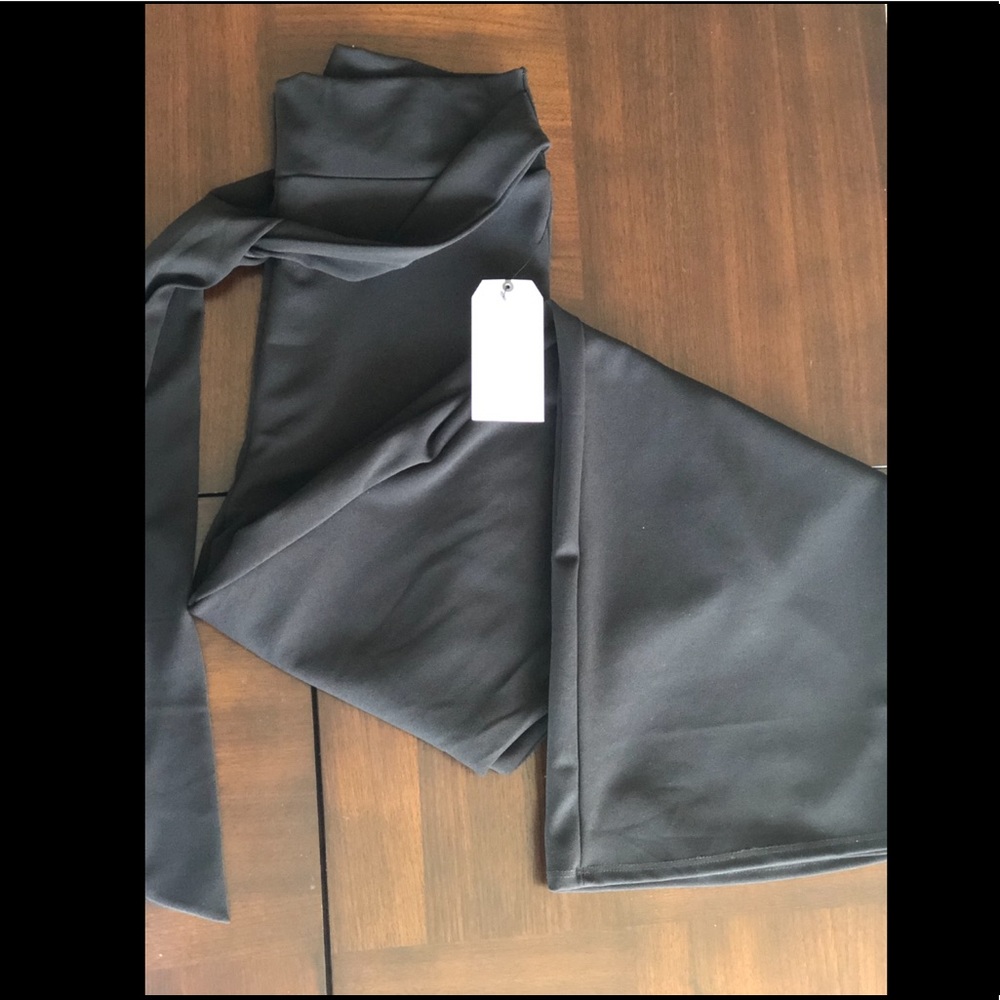Black Wild Leg Pants